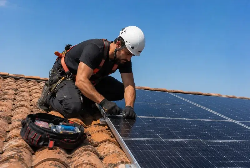 Maintenance et monitoring de panneaux solaires à Caux-et-Sauzens